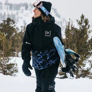 Burton AK Kimmy GORE-TEX 2L Anorak Jacket True Black / Glow - Women's Small -NWT